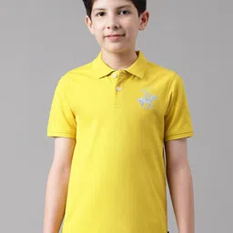 Beverly Hills Polo Club Boys Polo Collar Pure Cotton T-shirt-image-12