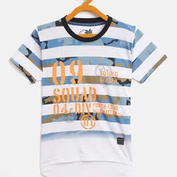 Duke Boys White Striped T-shirt-picture-50