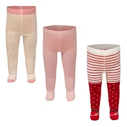 JusCubs Kids Pack Of 3 Cotton Leggings-picture-32