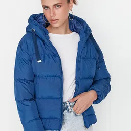 Trendyol Women Blue Padded Jacket-picture-47