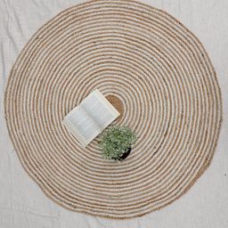 Art Avenue DOT Brown Round Jute Rug-picture-28