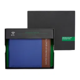 United Colors of Benetton Men Leather Two Fold Wallet-image-65