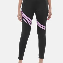 Ajile by Pantaloons Women Black Striped Tights-image-12