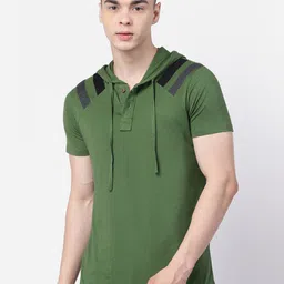 Kalt Short Sleeves Hooded T-shirt-picture-35