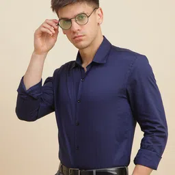 FOGA New Slim Fit Spread Collar Formal Shirt-picture-35