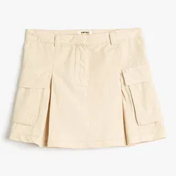 Koton Girls Pocket Detailing Cotton A-Line Mini Skirt-picture-42