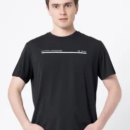 Red Tape Men Black Activewear T-shirt-image-18