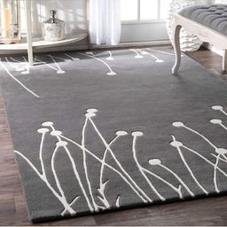 IMRA CARPET Grey Geometric Woollen Carpet-picture-32