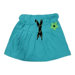 BAESD Girls Pure Cotton Pleated Above Knee A-Line Skirt-picture-13