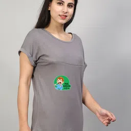 SillyBoom Graphic Printed Extended Sleeves Maternity T-Shirt-picture-32