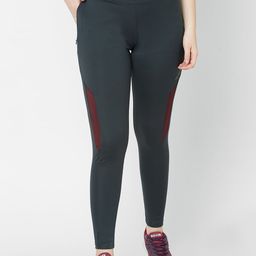 Sweet Dreams Women Grey Solid Ankle Length Workout Tights-picture-12
