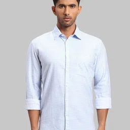 Parx Men Slim Fit Striped Cotton Casual Shirt-image-75