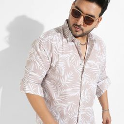 Instafab Plus Classic Floral Printed Casual Shirt-picture-12