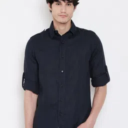 PUNK Spread Collar Cotton Casual Shirt-picture-18