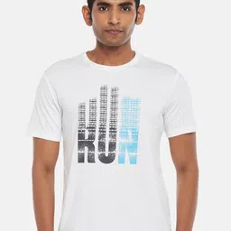 Ajile by Pantaloons Men White Typography Printed Slim Fit T-shirt-picture-21