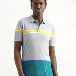 United Colors of Benetton Colourblocked Polo Collar Cotton T-shirt-picture-10