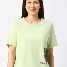 Being Human Drop-Shoulder Round Neck Boxy Fit Cotton T-shirt-picture-37