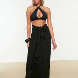 Trendyol Ruffled Wrap Skirt-picture-40