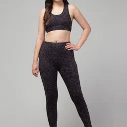 BRACHY Women Slim-Fit Rapid-Dry Ankle-Length Gym Tights-image-2