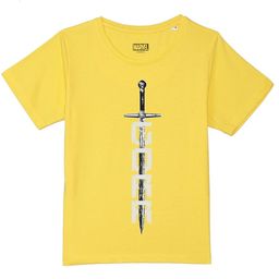 Marvel by Wear Your Mind Boys Yellow Printed Applique T-shirt-picture-22