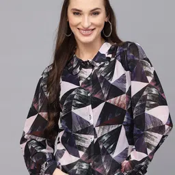 VALBONE Comfort Abstract Printed Casual Shirt image 1
