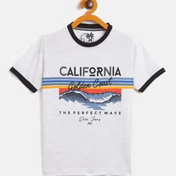 Duke Boys White Typography Printed Slim Fit T-shirt-image-80