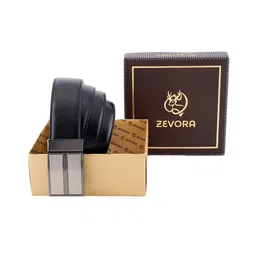ZEVORA Men Leather Reversible Belt image 3