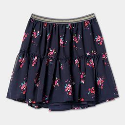 R&B Girls Floral Printed A-Line Pure Cotton Mini Skirt-picture-44