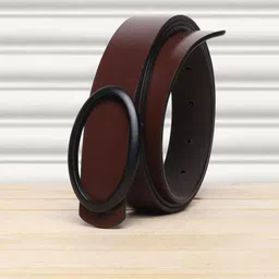 Teakwood Leathers Women Brown Leather Belt image 1