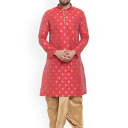 Sydney Heights Men Ethnic Motifs Regular Kurta with Dhoti Pants-picture-39