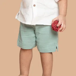 Greendeer Unisex Kids Low-Rise Pure Cotton Shorts-picture-19