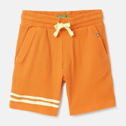 United Colors of Benetton Boys Mid-Rise Knee Length Cotton Shorts-picture-38