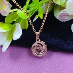 Knigght Angel Jewels Gold-Plated Circular Pendants-image-3