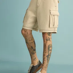 FREAKINS Men Mid-Rise Cargo Shorts-picture-20