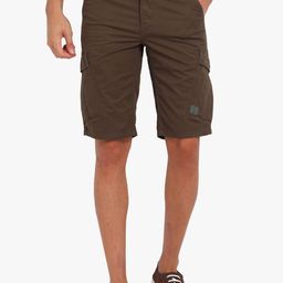 t-base Men Mid Rise Cotton Cargo Shorts-picture-44