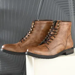 San Frissco Men Lace-Up Regular Boots-image-41