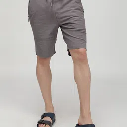 SPORTO Men Mid-Rise Cotton Shorts With Zipper Pockets-picture-27