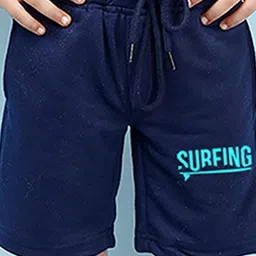 NUSYL Boys Typography Printed Shorts-picture-35