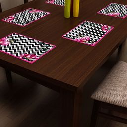 SEJ by Nisha Gupta Set of 6 Multicoloured Printed Table Placemats-picture-11