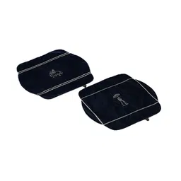 Ritu Kumar Set Of 2 Navy Blue Embroidered Table Placemats-picture-12