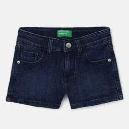 United Colors of Benetton Girls Mid-Rise Denim Shorts-image-32