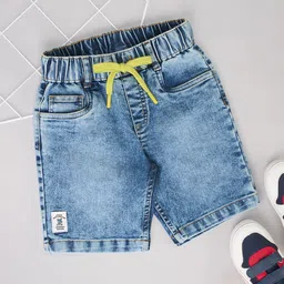 Pantaloons Junior Boys Washed Denim Shorts-picture-33
