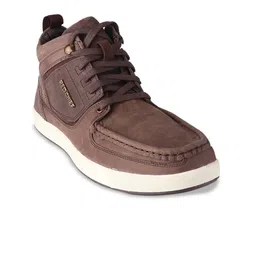 Red Chief Men Mid Top Flatform Heel Leather Regular Boots-picture-13