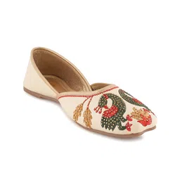 Anouk Women Embellished Mojaris Flats image 2