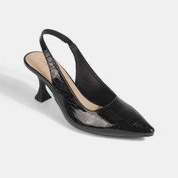LEMON & PEPPER Women Textured Kitten Heels Mules-picture-38