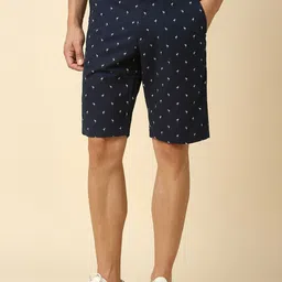 Allen Solly Men Slim Fit Mid-Rise Conversational Printed Pure Cotton Shorts-picture-36