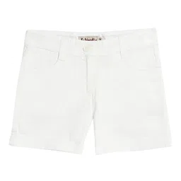 Fabindia Girls Off White Shorts image 1