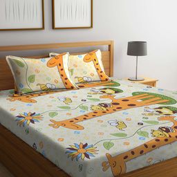 Arrabi Unisex Kids Multi Bedsheets-picture-1