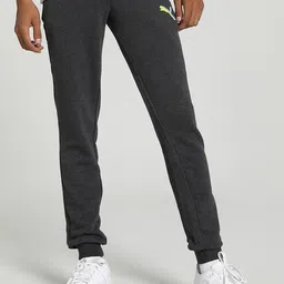Puma Men Knitted Graphic Printed Slim Fit Cotton Slim-Fit Joggers-picture-18