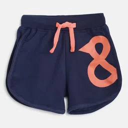 TALES & STORIES Girls Mid-Rise Typography Printed Shorts-picture-34